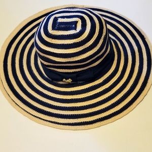 Disney navy blue and cream hat